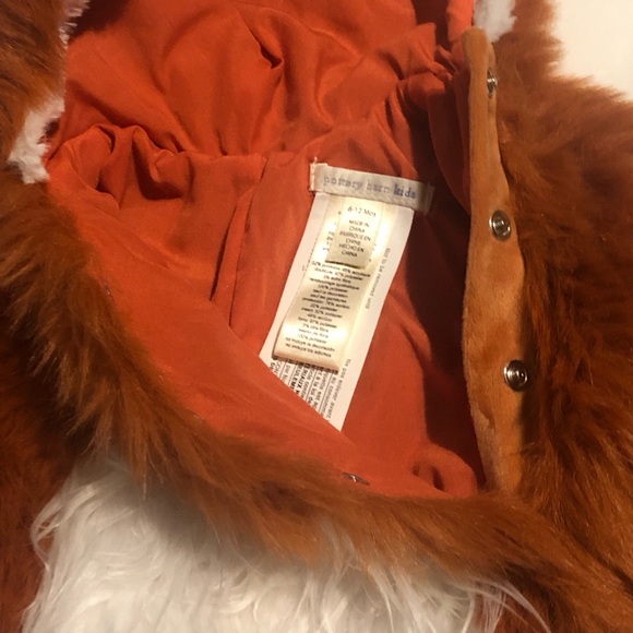 Pottery Barn Kids Woodland Fox Halloween Costume Size 6-12 Months - Picture 6 of 7